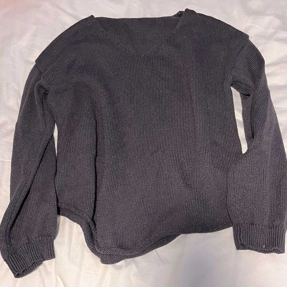 Purple/Grey sweater